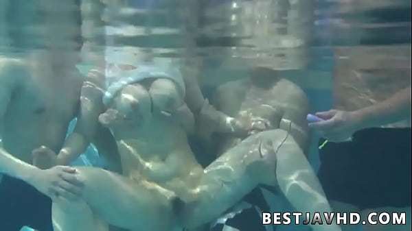 Suzuna Komiya, the nastiest Asian woman, gives fellatio by the pool in the greatest Japanese group fuckathon scene.